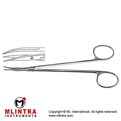 Jameson-Werber Dissecting Scissor Curved Stainless Steel, 13 cm - 5"